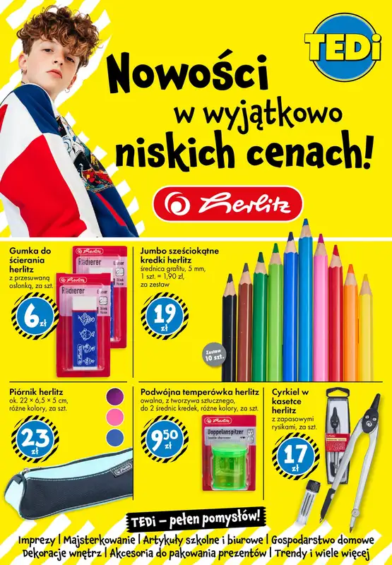 Tedi - gazetka promocyjna Powrót do szkoły od piątku 08.08 do soboty 16.08 - strona 6