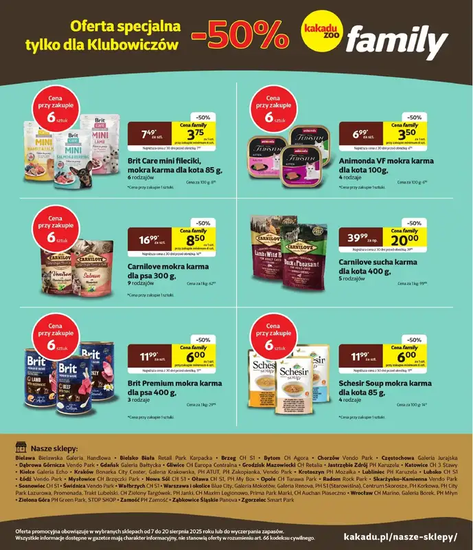 KAKADU - gazetka promocyjna Gazetka od czwartku 07.08 do środy 20.08 - strona 8