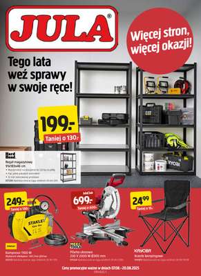 Jula - gazetka promocyjna Gazetka od czwartku 07.08 do środy 20.08