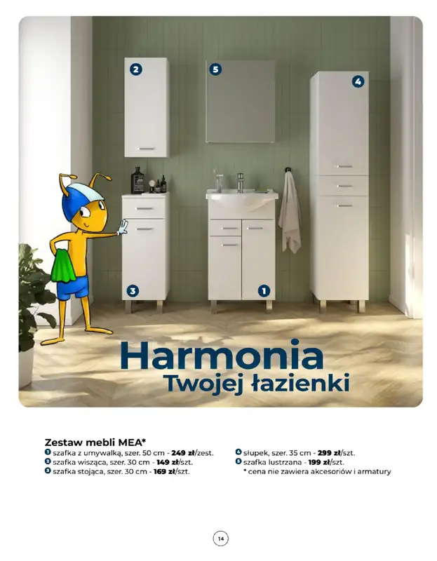 PSB Mrówka - gazetka promocyjna Gazetka od czwartku 07.08 do soboty 16.08 - strona 14