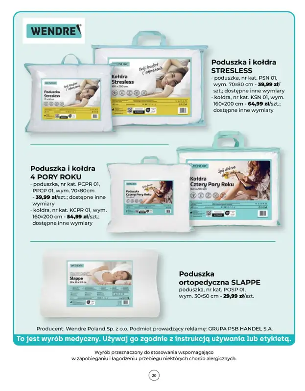 PSB Mrówka - gazetka promocyjna Gazetka od czwartku 07.08 do soboty 16.08 - strona 20