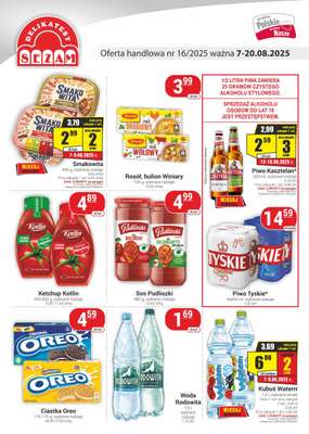 Delikatesy Sezam - gazetka promocyjna Gazetka od czwartku 07.08 do środy 20.08
