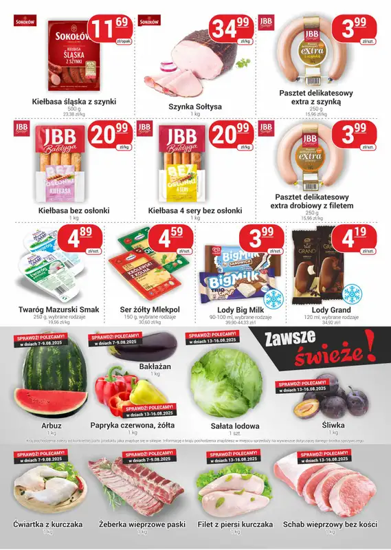 Delikatesy Sezam - gazetka promocyjna Gazetka od czwartku 07.08 do środy 20.08 - strona 2