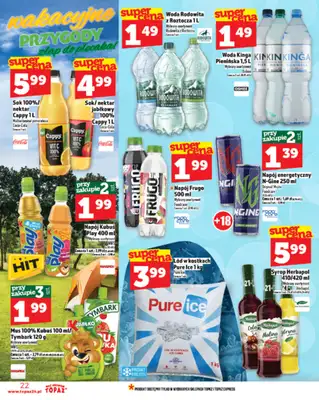 TOPAZ - gazetka promocyjna Gazetka od czwartku 07.08 do środy 13.08 - strona 22 TOPAZ - gazetka promocyjna Gazetka od czwartku 07.08 do środy 13.08 - strona 22