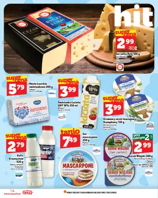 TOPAZ - gazetka promocyjna Gazetka od czwartku 07.08 do środy 13.08 - strona 14 TOPAZ - gazetka promocyjna Gazetka od czwartku 07.08 do środy 13.08 - strona 14