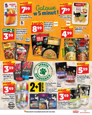 TOPAZ - gazetka promocyjna Gazetka od czwartku 07.08 do środy 13.08 - strona 19 TOPAZ - gazetka promocyjna Gazetka od czwartku 07.08 do środy 13.08 - strona 19