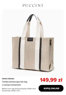 Puccini - gazetka promocyjna Plecione torebki w promocyjnych cenach! od czwartku 07.08 do niedzieli 17.08 - strona 8