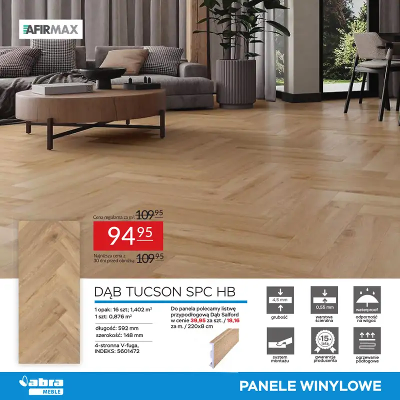 Abra Meble - gazetka promocyjna Panele w super cenach od piątku 08.08 do poniedziałku 25.08 - strona 12