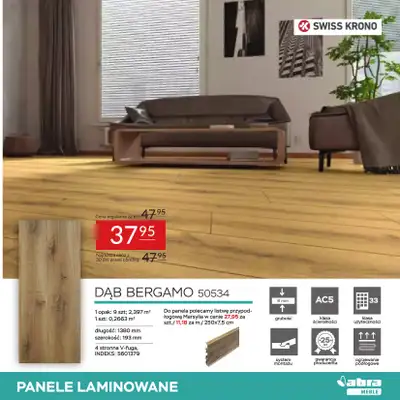 Abra Meble - gazetka promocyjna Panele w super cenach od piątku 08.08 do poniedziałku 25.08 - strona 5 Abra Meble - gazetka promocyjna Panele w super cenach od piątku 08.08 do poniedziałku 25.08 - strona 5