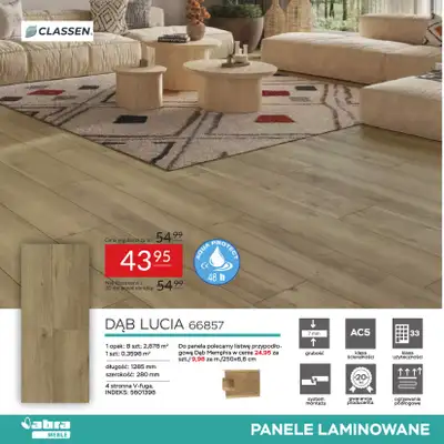 Abra Meble - gazetka promocyjna Panele w super cenach od piątku 08.08 do poniedziałku 25.08 - strona 6 Abra Meble - gazetka promocyjna Panele w super cenach od piątku 08.08 do poniedziałku 25.08 - strona 6