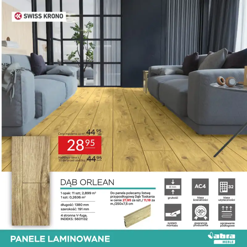 Abra Meble - gazetka promocyjna Panele w super cenach od piątku 08.08 do poniedziałku 25.08 - strona 3