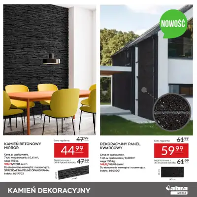 Abra Meble - gazetka promocyjna Panele w super cenach od piątku 08.08 do poniedziałku 25.08 - strona 19 Abra Meble - gazetka promocyjna Panele w super cenach od piątku 08.08 do poniedziałku 25.08 - strona 19