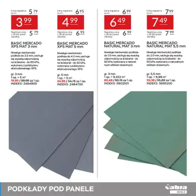 Abra Meble - gazetka promocyjna Panele w super cenach od piątku 08.08 do poniedziałku 25.08 - strona 13 Abra Meble - gazetka promocyjna Panele w super cenach od piątku 08.08 do poniedziałku 25.08 - strona 13