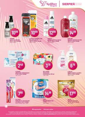 Drogerie Koliber - gazetka promocyjna Plakat promocyjny od piątku 08.08 do niedzieli 31.08