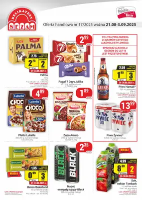 Delikatesy Sezam - gazetka promocyjna Gazetka od czwartku 21.08 do środy 03.09