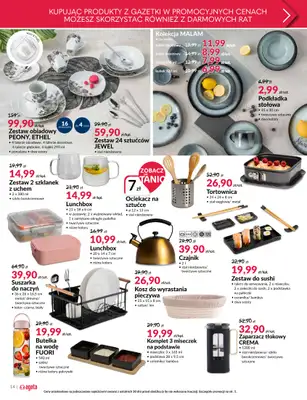 Salony Agata - gazetka promocyjna Gazetka od poniedziałku 11.08 do niedzieli 31.08 - strona 14