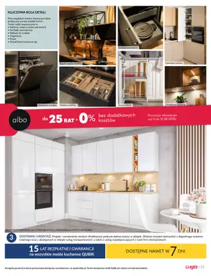 Salony Agata - gazetka promocyjna Gazetka od poniedziałku 11.08 do niedzieli 31.08 - strona 23