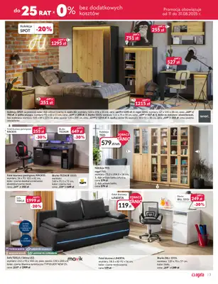 Salony Agata - gazetka promocyjna Gazetka od poniedziałku 11.08 do niedzieli 31.08 - strona 3