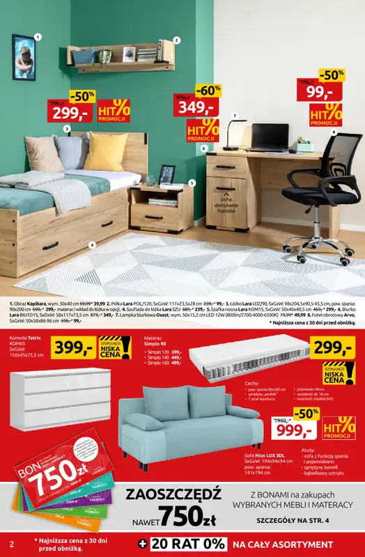 Black Red White - gazetka promocyjna Złap szkolne okazje do -60% od poniedziałku 11.08 do niedzieli 24.08 - strona 2