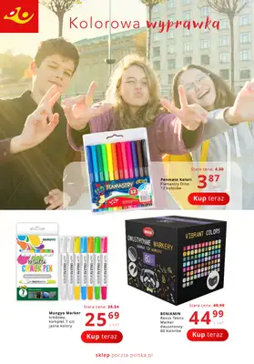 Poczta Polska - gazetka promocyjna Gazetka Back to school od poniedziałku 11.08 do niedzieli 24.08 - strona 8 Poczta Polska - gazetka promocyjna Gazetka Back to school od poniedziałku 11.08 do niedzieli 24.08 - strona 8