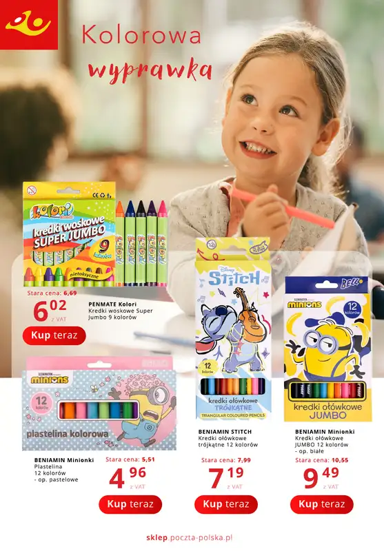 Poczta Polska - gazetka promocyjna Gazetka Back to school od poniedziałku 11.08 do niedzieli 24.08 - strona 4