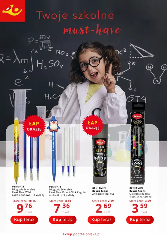 Poczta Polska - gazetka promocyjna Gazetka Back to school od poniedziałku 11.08 do niedzieli 24.08 - strona 2