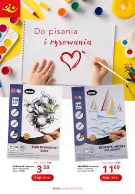Poczta Polska - gazetka promocyjna Gazetka Back to school od poniedziałku 11.08 do niedzieli 24.08 - strona 10 Poczta Polska - gazetka promocyjna Gazetka Back to school od poniedziałku 11.08 do niedzieli 24.08 - strona 10