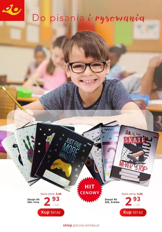 Poczta Polska - gazetka promocyjna Gazetka Back to school od poniedziałku 11.08 do niedzieli 24.08 - strona 9