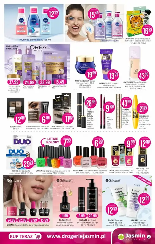 Drogerie Jasmin - gazetka promocyjna Gazetka od poniedziałku 11.08 do niedzieli 31.08 - strona 3