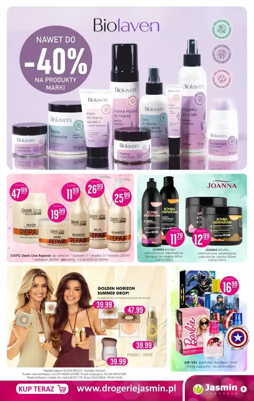Drogerie Jasmin - gazetka promocyjna Gazetka od poniedziałku 11.08 do niedzieli 31.08 - strona 5