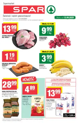 SPAR - gazetka promocyjna Gazetka od środy 13.08 do niedzieli 24.08 SPAR - gazetka promocyjna Gazetka od środy 13.08 do niedzieli 24.08