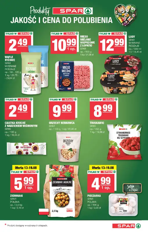 SPAR - gazetka promocyjna Gazetka od środy 13.08 do niedzieli 24.08 - strona 5