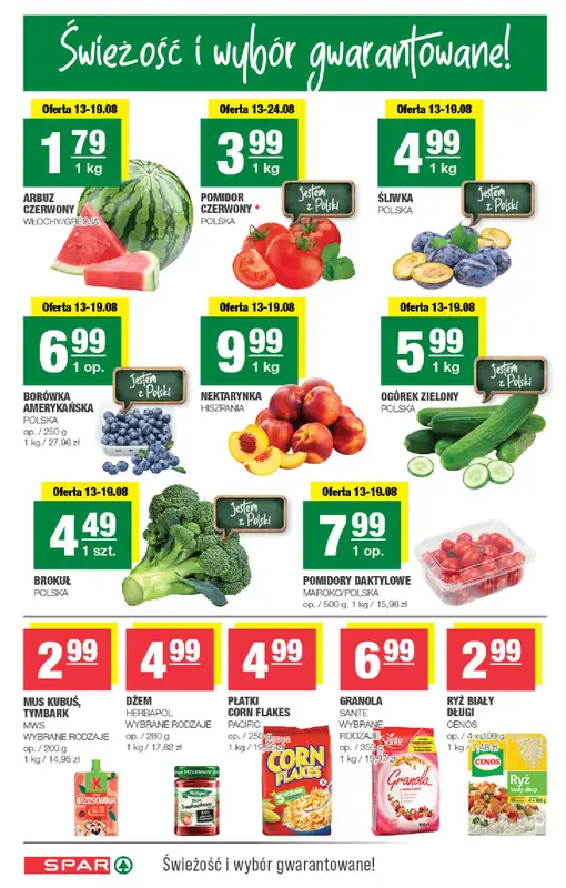 SPAR - gazetka promocyjna Gazetka od środy 13.08 do niedzieli 24.08 - strona 2