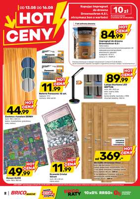 Bricomarche - gazetka promocyjna Hot ceny od środy 13.08 do soboty 16.08