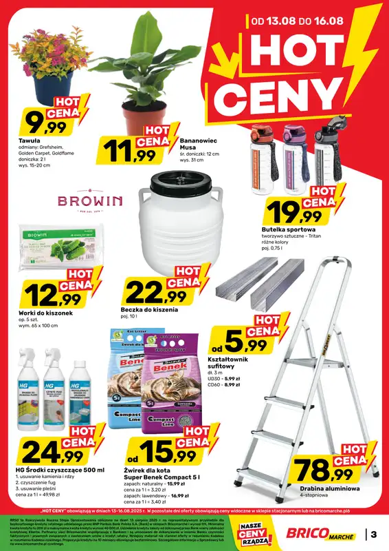 Bricomarche - gazetka promocyjna Hot ceny od środy 13.08 do soboty 16.08 - strona 2