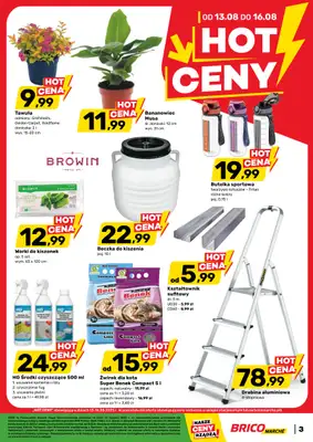 Bricomarche - gazetka promocyjna Hot ceny od środy 13.08 do soboty 16.08 - strona 2 Bricomarche - gazetka promocyjna Hot ceny od środy 13.08 do soboty 16.08 - strona 2