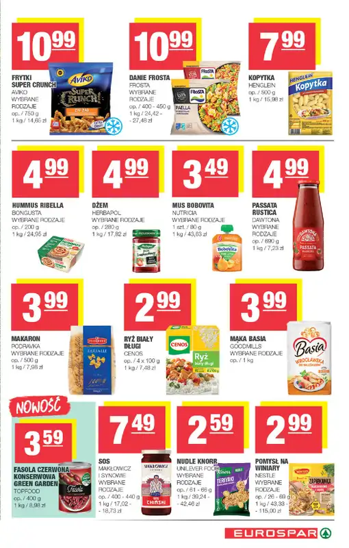 SPAR - gazetka promocyjna Gazetka Eurospar od środy 13.08 do niedzieli 24.08 - strona 9