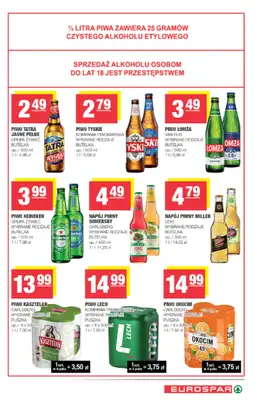 SPAR - gazetka promocyjna Gazetka Eurospar od środy 13.08 do niedzieli 24.08 - strona 15 SPAR - gazetka promocyjna Gazetka Eurospar od środy 13.08 do niedzieli 24.08 - strona 15