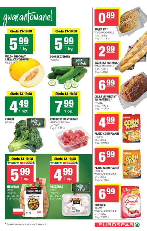 SPAR - gazetka promocyjna Gazetka Eurospar od środy 13.08 do niedzieli 24.08 - strona 3