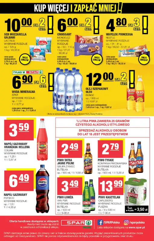 SPAR - gazetka promocyjna Gazetka Spar Mini od środy 13.08 do niedzieli 24.08 - strona 4