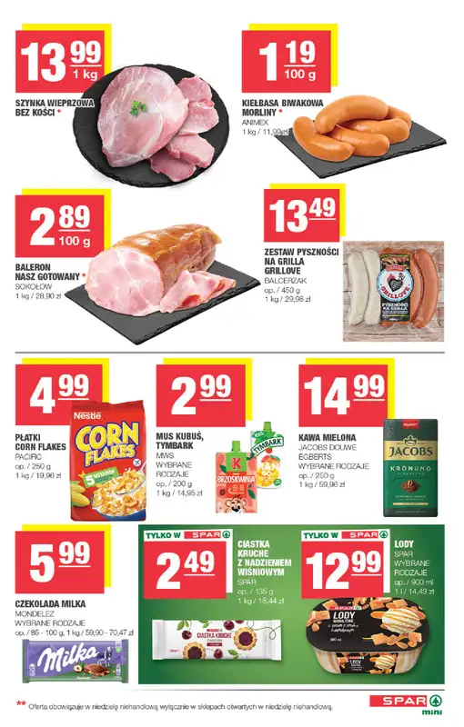SPAR - gazetka promocyjna Gazetka Spar Mini od środy 13.08 do niedzieli 24.08 - strona 3
