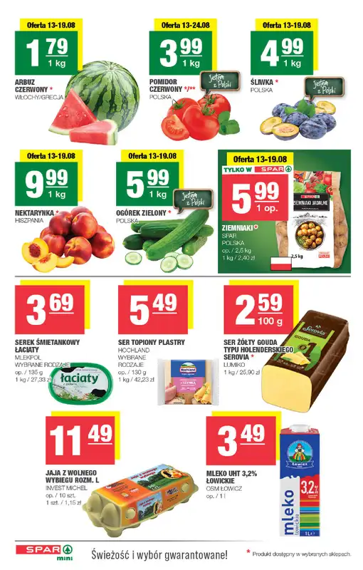 SPAR - gazetka promocyjna Gazetka Spar Mini od środy 13.08 do niedzieli 24.08 - strona 2