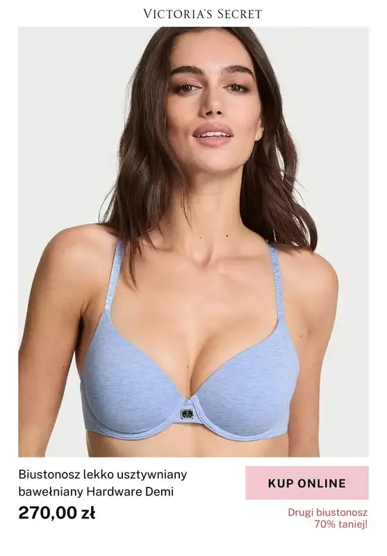 Victoria's Secret - gazetka promocyjna -70% na drugi biustonosz T-Shirt od poniedziałku 11.08 do soboty 23.08 - strona 8