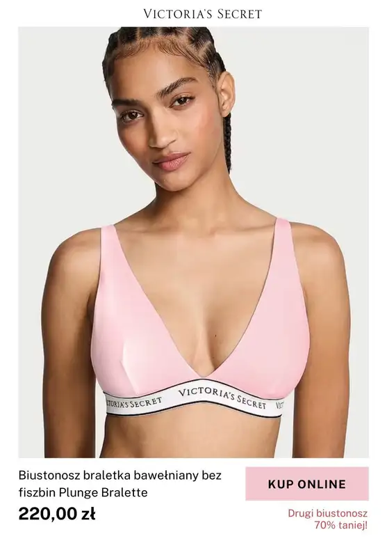 Victoria's Secret - gazetka promocyjna -70% na drugi biustonosz T-Shirt od poniedziałku 11.08 do soboty 23.08 - strona 10
