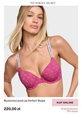 Victoria's Secret - gazetka promocyjna -70% na drugi biustonosz T-Shirt od poniedziałku 11.08 do soboty 23.08 - strona 7 Victoria's Secret - gazetka promocyjna -70% na drugi biustonosz T-Shirt od poniedziałku 11.08 do soboty 23.08 - strona 7