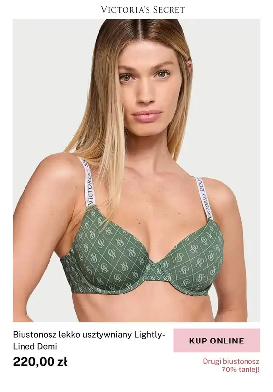 Victoria's Secret - gazetka promocyjna -70% na drugi biustonosz T-Shirt od poniedziałku 11.08 do soboty 23.08 - strona 5