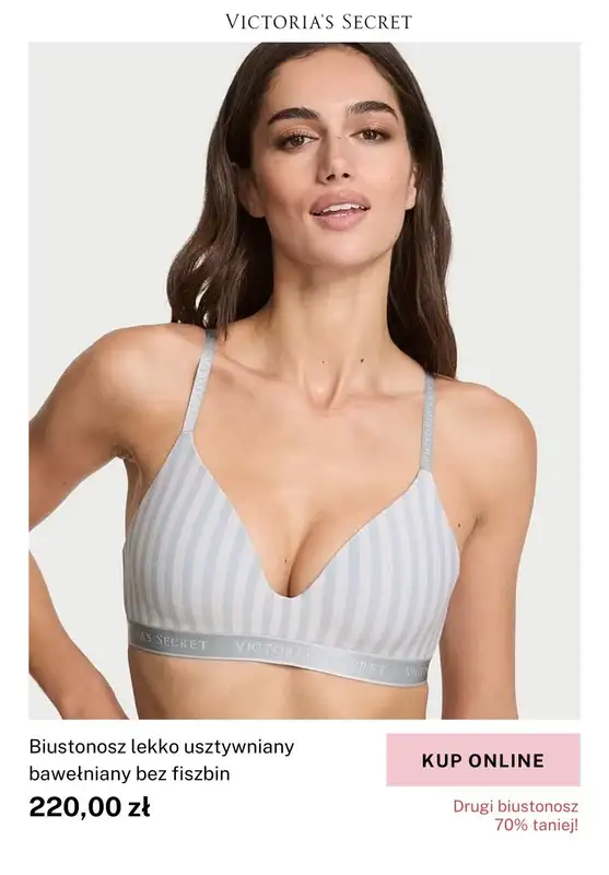 Victoria's Secret - gazetka promocyjna -70% na drugi biustonosz T-Shirt od poniedziałku 11.08 do soboty 23.08 - strona 2
