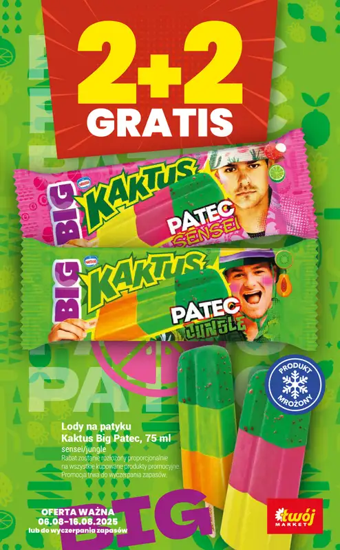 Twój Market - gazetka promocyjna Katalog lody Kaktus od poniedziałku 11.08 do soboty 16.08 - strona 3