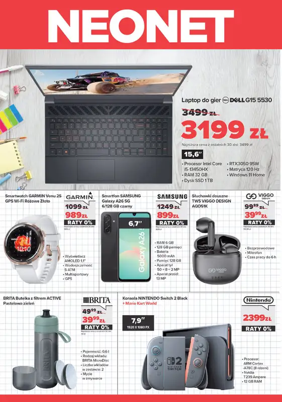 NEONET - gazetka promocyjna Wracamy do szkoły! od poniedziałku 11.08 do środy 27.08 - strona 6