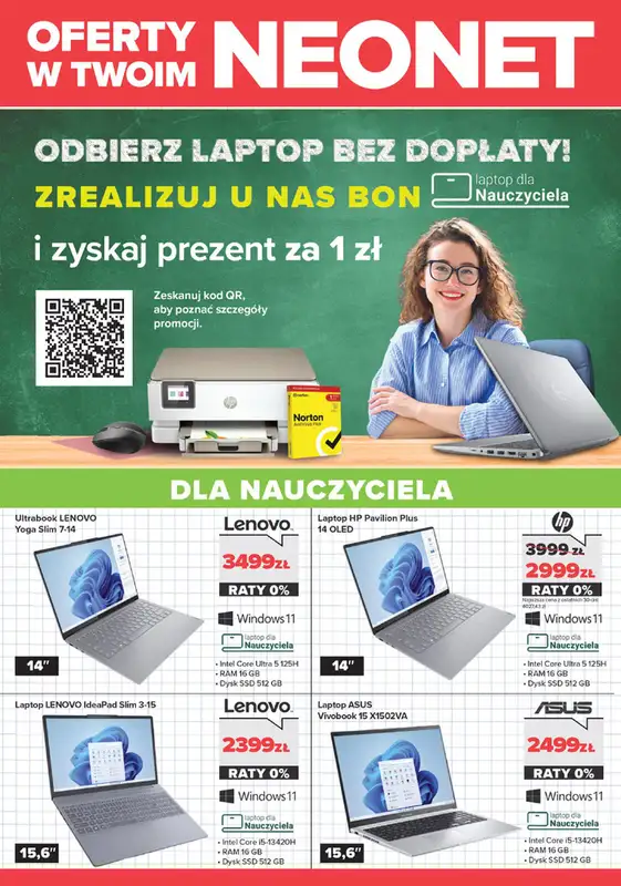 NEONET - gazetka promocyjna Wracamy do szkoły! od poniedziałku 11.08 do środy 27.08 - strona 2